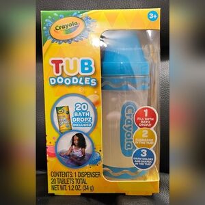 Crayola Tub Doodles Bath Dropz NIB